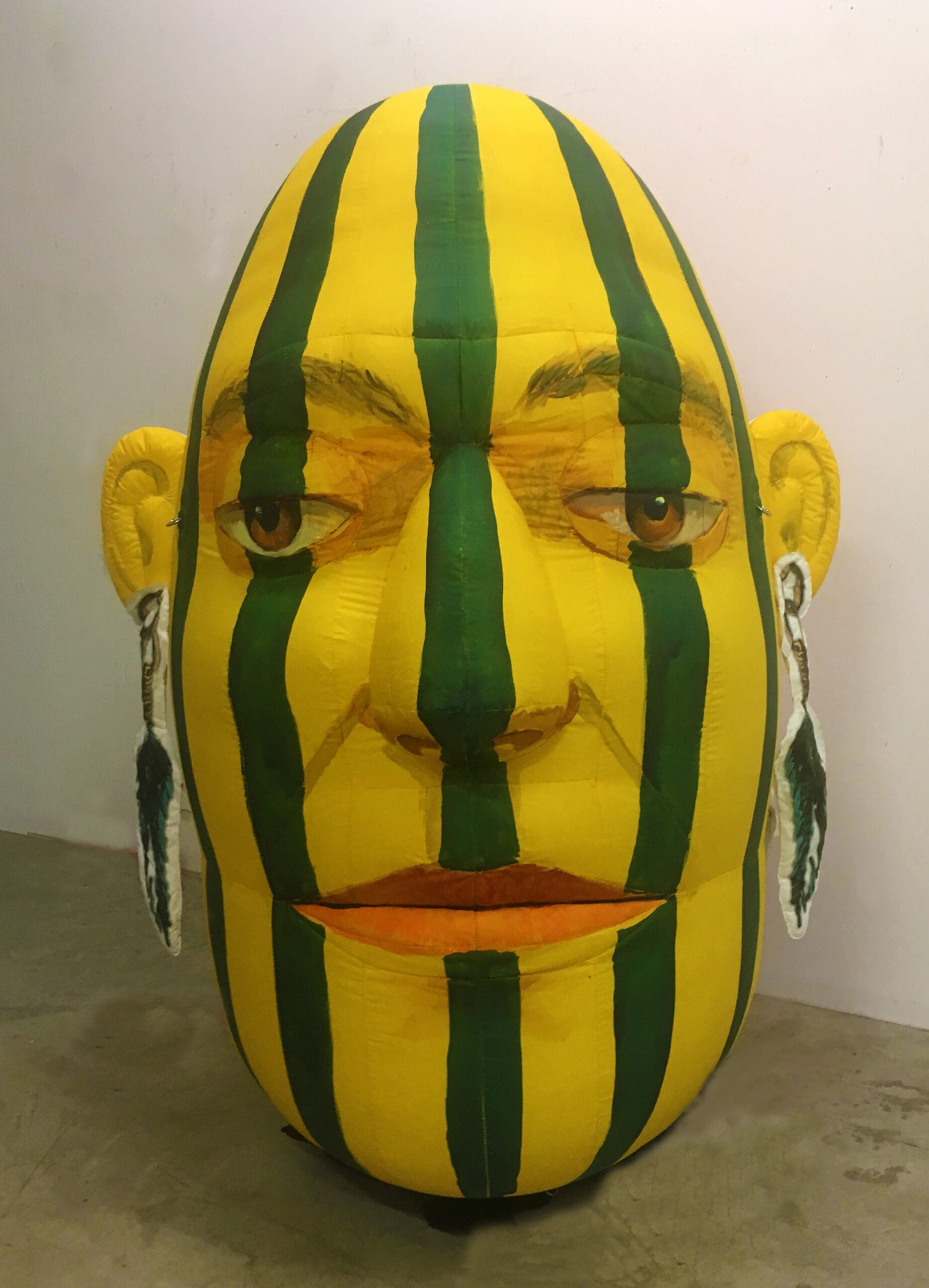 Janis #13 - 6 ft. Tall - Denier nylon - Acrylic Paint - LED lights - Electric Motor - Self-Contained Storage Case