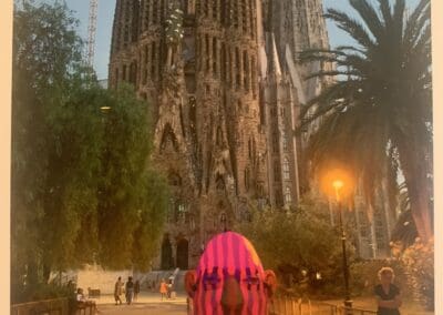 Janis at Sagrada Familia
